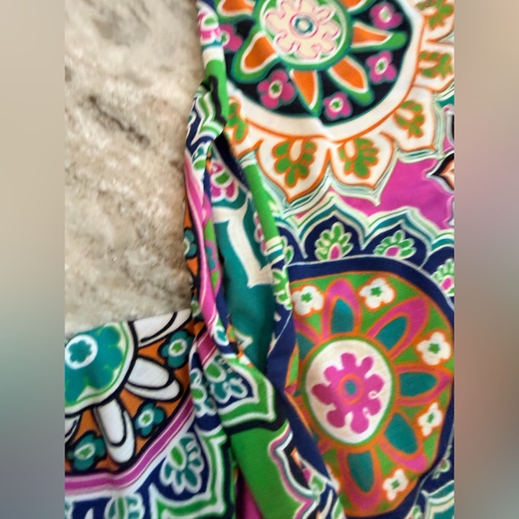 Heimish USA Maxi Dress Sleeveless Boho Medallion Print Colorful Casual Summer - Picture 10 of 11